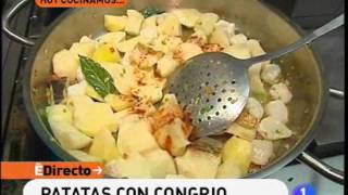 Receta de Patatas con congrio ED [upl. by Dione587]