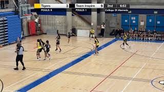 20240713 L 2442 Hayward Tigers Girls vs Team Inspire [upl. by Cassady984]