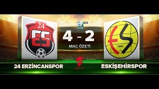 24 Erzincanspor 42 Eskişehirspor  Maç Özeti HD  A Spor  21092017 [upl. by Biel]