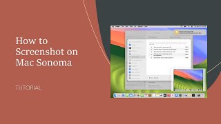 How to Screenshot on Mac Sonoma [upl. by Dorolice]