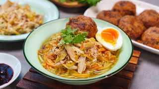 How to make Mee Soto Ayam from Scratch [upl. by Netsirhk119]