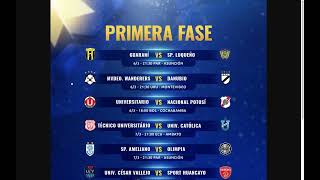 Copa Sudamericana 2024 Fixture de la Fase 1 [upl. by Einhpets]