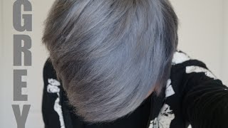 How to Dye Your Hair SilverGrey THE SAFE WAY [upl. by Gregorio]