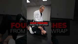 4 finishes from the GIFT WRAP in BJJ bjj jiujitsu jiujitsutips martialarts [upl. by Gilbert802]