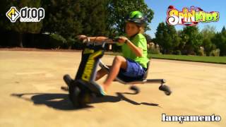 SpinKids triciclo elétrico infantil  DROPBOARDSCOM [upl. by Peder]