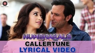 Caller Tune  Humshakals Lyrical HD Video song ft Saif Tamannaah Bipasha Riteish [upl. by Acilgna]