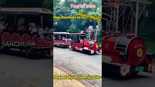 Tourist train New bussiness to make money Peak daily income 2000 [upl. by Elnar]