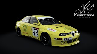 Alfa Romeo 156 WTCC quotTonyBarracudaGTsupreme  ASSETTO CORSA  Logitech G29  LINK DOWNLOAD [upl. by Auston]