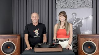 Dr Feickert Trio SE Turntable Review w Upscale Audios Kevin Deal amp Kat Ourlian [upl. by Terryn]