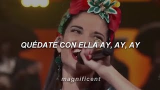 Natalia Jiménez  Quédate Con Ella Letra [upl. by Adiasteb]