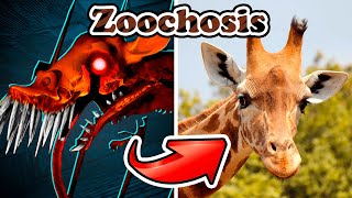 ALL ZOOCHOSIS MUTATED ANIMALS in REAL LIFE – All Characters [upl. by Severson307]