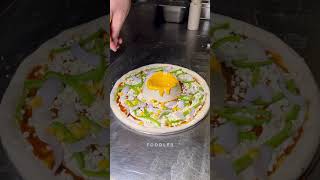 volcano pizza recipe pizzadomino foodie pizzalover cheese food youtubeshortsmaggi halloween [upl. by Piegari]