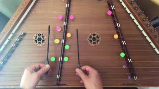 Lesson 15 Hammered Dulcimer Chords Continued [upl. by Llenrod]