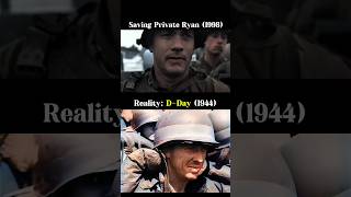 Saving Private Ryan vs REALITY 🫡 [upl. by Atsedom]