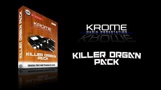 Korg Krome Killer Organ Pack  Dan Stesco Polymoog [upl. by Hanus]