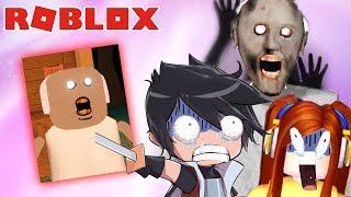 ROBLOX INDONESiA  AZUYA amp ViNA DiKEJAR GRANNY 😂 [upl. by Waldemar]