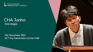 CHA Junho  Second Stage the 12th Hamamatsu International Piano Competition [upl. by Ayor]