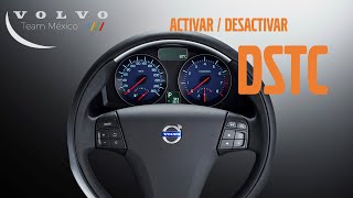 Cómo activarDesactivar Control de tracción DSTC Volvo C30S40V50C70 [upl. by Josh]