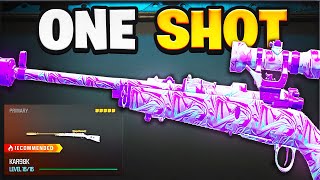 The ONE SHOT KAR98 CLASS SETUP In WARZONE 3 😨   Best KAR98k Class Setup Warzone [upl. by Airdua]