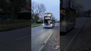 Wright StreetDeck Electroliner ‘YORK electric’ 4   Acomb Tudor Rd bus shorts [upl. by Tybalt38]