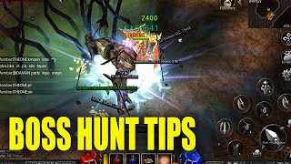 RED BOSS HUNT TIPSTIME  MU MONARCH [upl. by Gelasius]