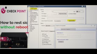 How to reset SIC without restarting Check Point Gateways [upl. by Tereve]