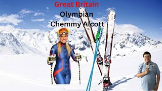 Great Britain Olympian alpine skiing Chemmy Alcott [upl. by Naesed]