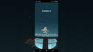 Evolving my HUNDO hakamoo hundo pokemongo [upl. by Joby]