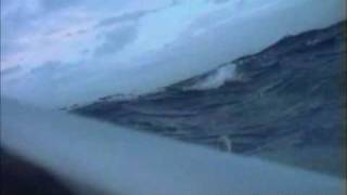 Atlantic Ocean rowing in a storm [upl. by Ecirual]