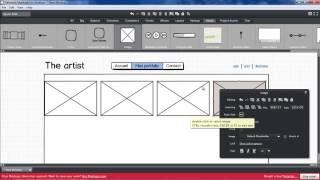 Créer un webdesign avec Balsamiq Mockup [upl. by Caine834]