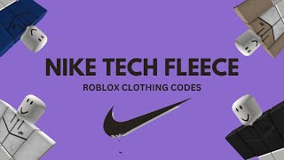 Nike tech fleece and outfits Roblox clothing codes for games [upl. by Assenna]