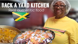 CURRY GOAT ESCOVITCH FISH AND JERK CHICKEN REAL AUTHENTIC FOOD BACK A YAAD KITCHENBRAMPTON 🇨🇦 [upl. by Enetsirhc774]