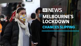 Will Melbourne make its next lockdown goal to ease restrictions We have some bad news  ABC News [upl. by Aidile]