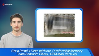 Get a Restful Sleep with our Comfortable Memory Foam Bedroom Pillow  OEM Manufacturer [upl. by Akierdna]