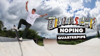 Thrashers DIY Noping Quarterpipe [upl. by Airahcaz]