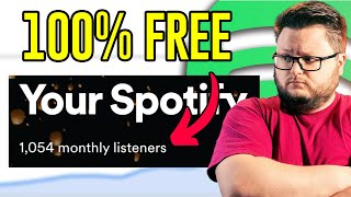 How To Get 1000 Monthly Listeners on Spotify for FREE [upl. by Sunshine]