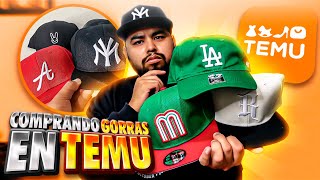 COMPRE VARIAS GORRAS ECONÓMICAS DE TEMU unboxing  Luis G [upl. by Proctor]