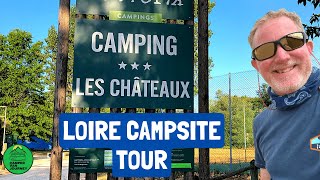 LOIRE CAMPSITE TOUR HUTTOPIA CAMPING LES CHATEAUX  TOUR  REVIEW [upl. by Ssitruc]