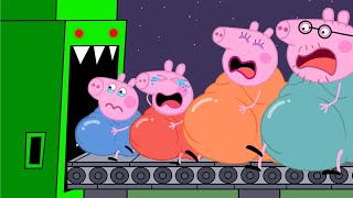 Zombie Apocalypse Zombies Appear Pig House🧟‍♀️ What Happen   Peppa Pig Funny Animation [upl. by Sessilu]