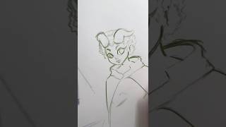 oc charactersketch tiefling dndcharacter dndart fantasyart [upl. by Ecirtal]