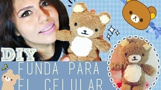 DIY FUNDA  CASE RILAKKUMA  CELULAR ♥ [upl. by Bilek]