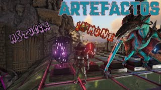 Ark ragnarok artefactos astucia e inmune camino facil [upl. by Hiram]