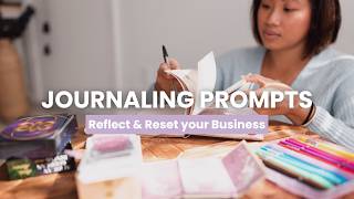 Journaling Prompts for Small Business Owners  Marketing Reset Challenge [upl. by Neale]