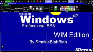 Windows XP WIM Edition By SmokieBlahBlah logo MS Paint [upl. by Nnyltiac]