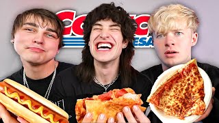 Trying Costco Food with Sam and Colby [upl. by Aseeral587]