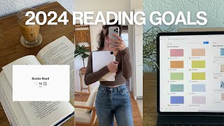 How I Set Reading Goals in Notion ✨ [upl. by Albertine]