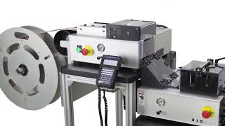 Lateral Flow Test Strip Cutter with Roll Feed and Bottle Collection Options [upl. by Hacissej]