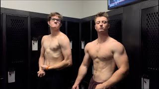 Introducing my beginner friend to SARMS shoulders and arms  big back activities [upl. by Yesrej267]