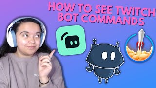 How to see any Streamers bot commands Twitch Mod Tutorial [upl. by Jacklyn869]