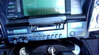 Honda GL Goldwing GL1200 working radio and working tape deck type Panasonic RM1100 [upl. by Alvy]